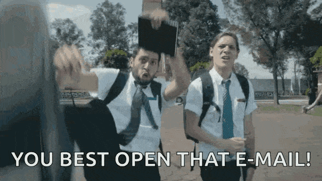 Open that email gif