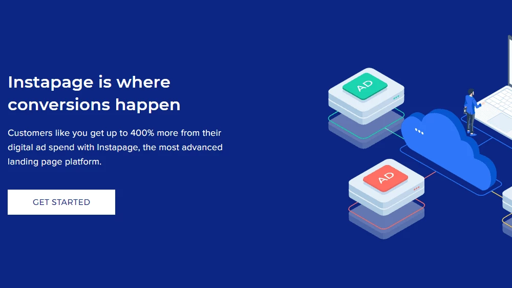 Instapage SaaS affiliate program