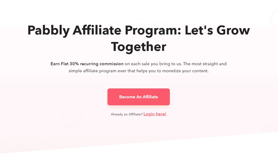 Pabbly SaaS affiliate program