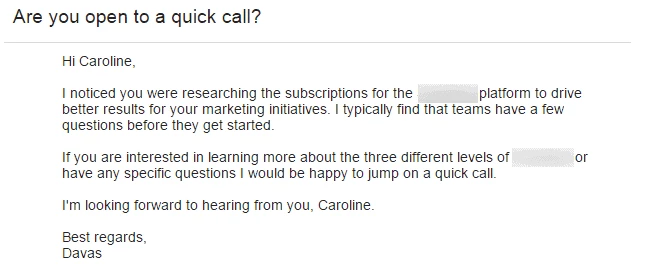 Follow up email marketing strategy