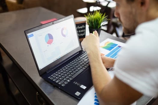 sales calculation stock image