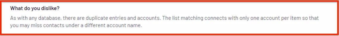 demandbase cons