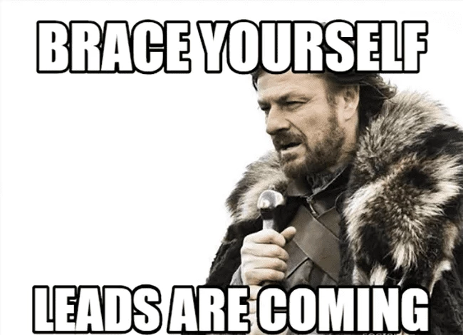 Sales meme from the series, 'Game of Thrones'