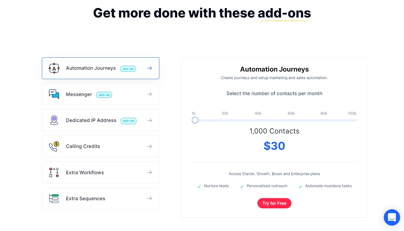 Salesmate add-ons