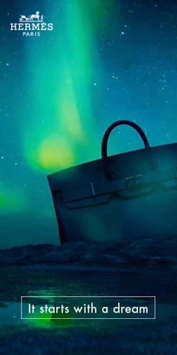 Hermes Paris banner ad
