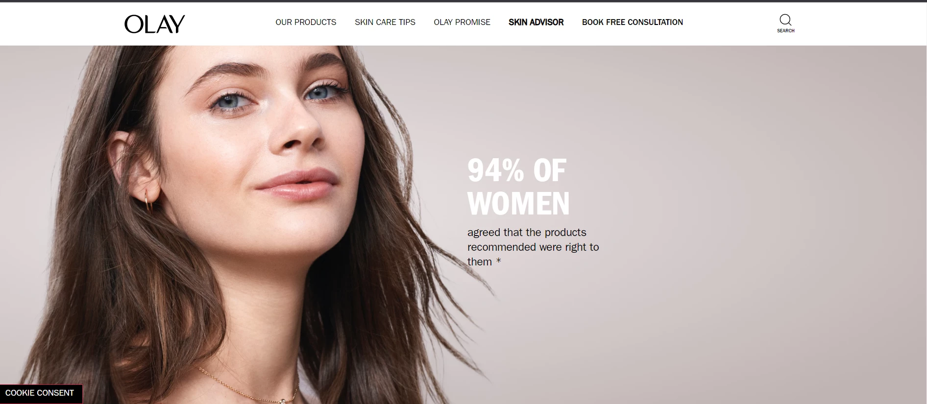 Olay behavioral targeting