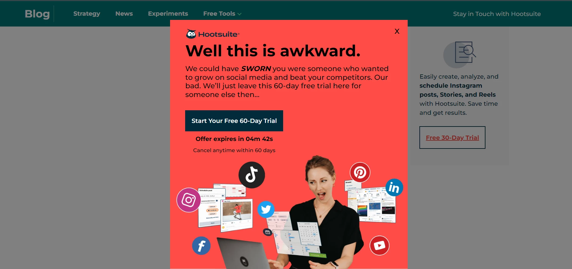 A creative copy to describe the subscription plan