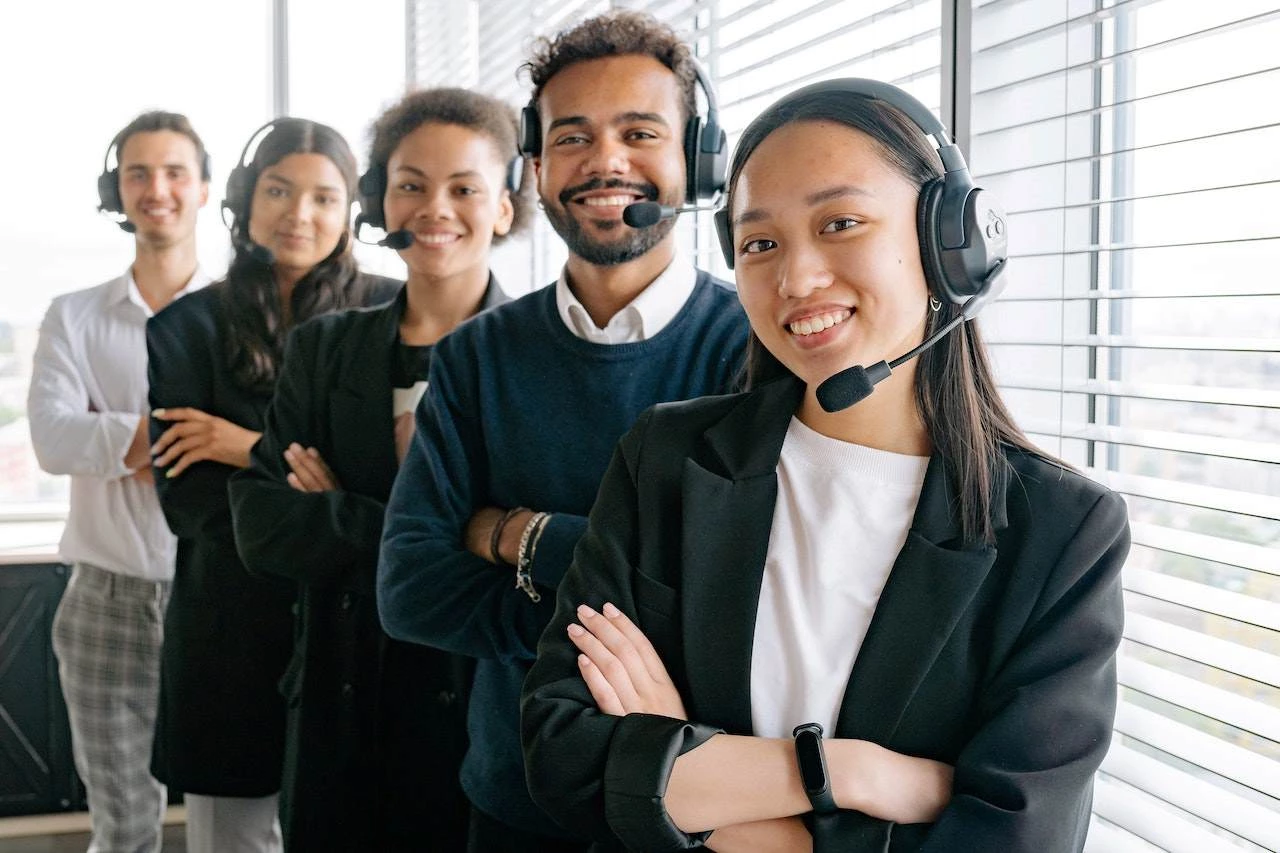 A stock photo of sales representatives