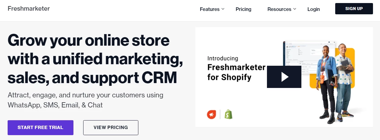 Freshmarketer -- marketing automation CRM tool