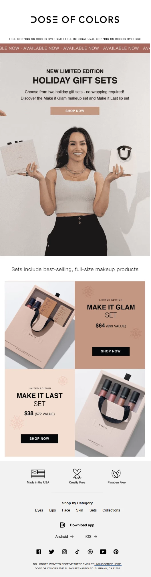 Dose of colors offer email