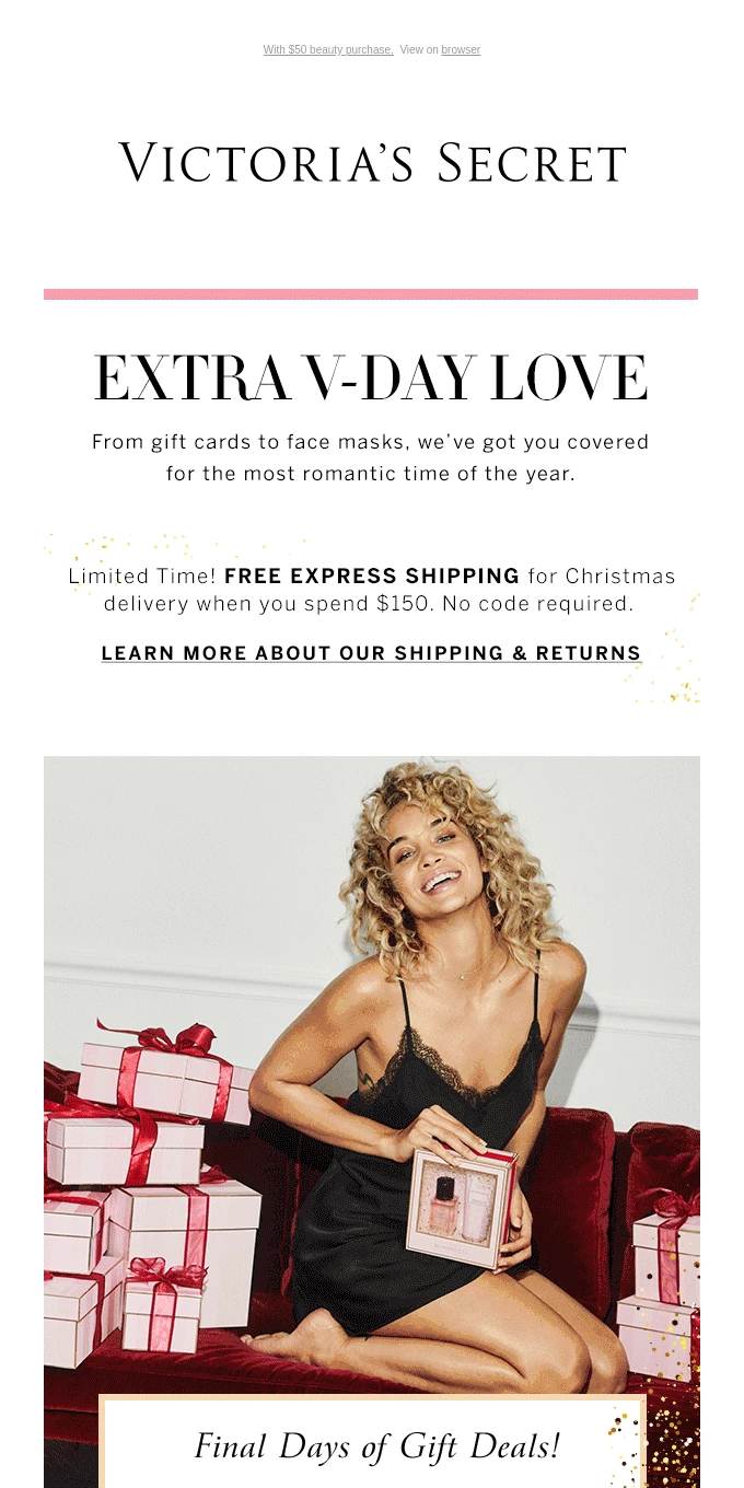 Victoria's secret email