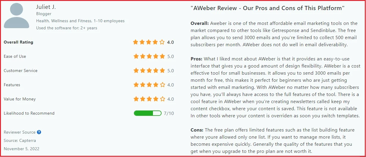 AWbeber reviews