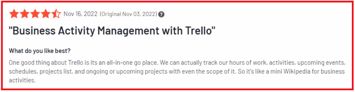 Trello pros