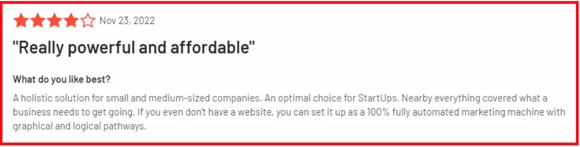 EngageBay pros