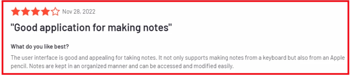 Evernote pros