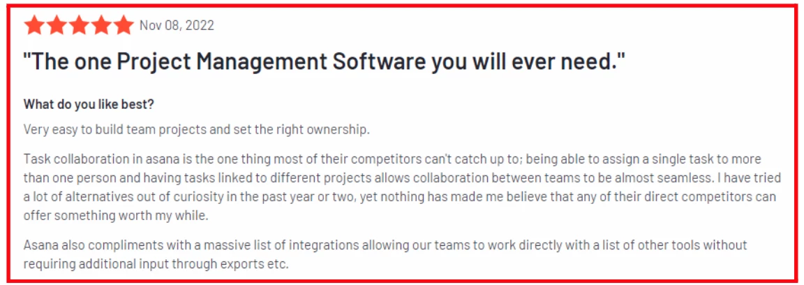 Asana pros