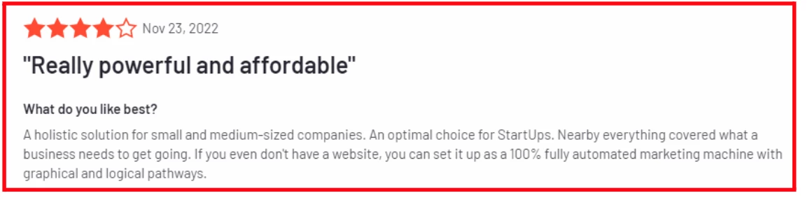 EngageBay pros