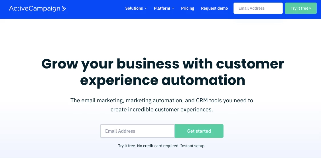 ActiveCampaign Website