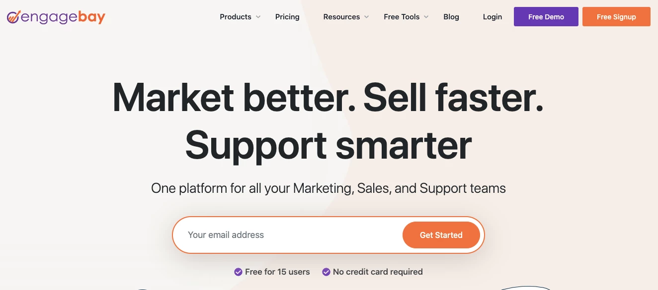EngageBay for eCommerce marketing