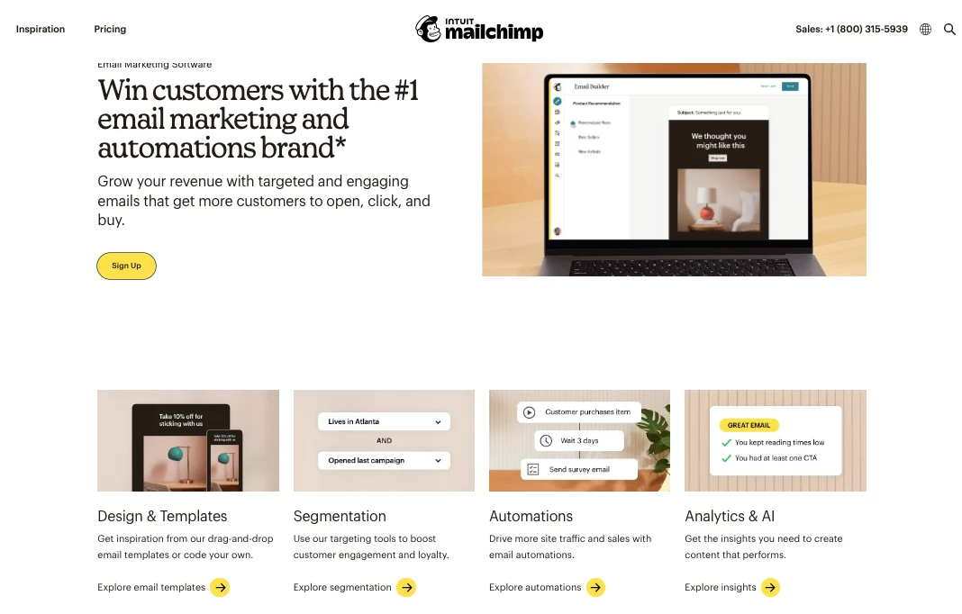Mailchimp email marketing