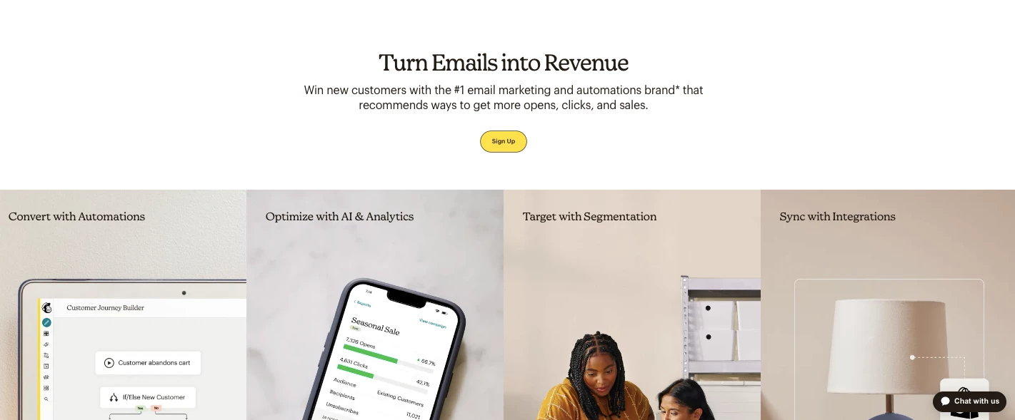 MailChimp Website
