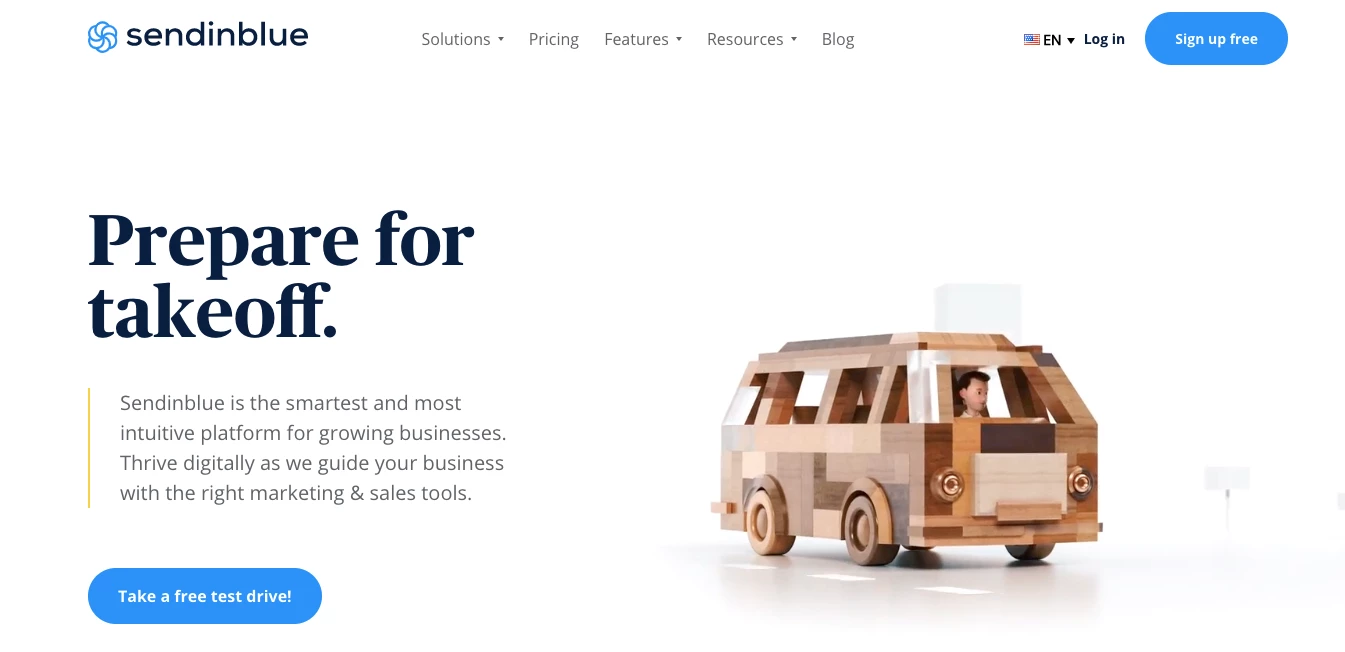 Sendinblue email marketing software for eCommerce