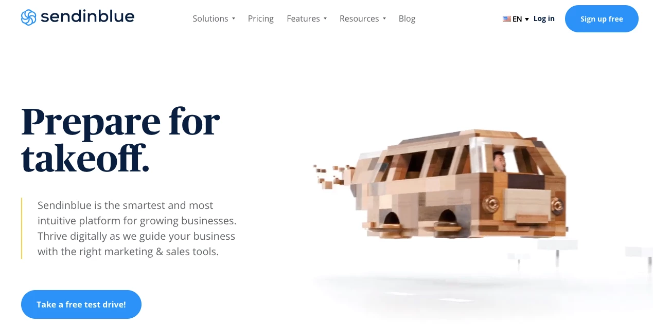 Sendinblue Website
