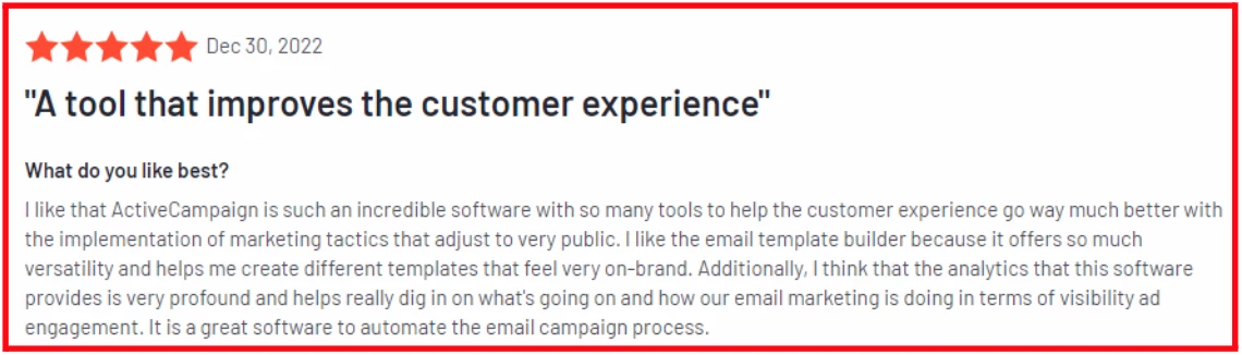 ActiveCampaign pros