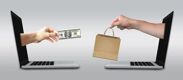 image depicting online selling