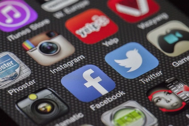 image depicting social media channels