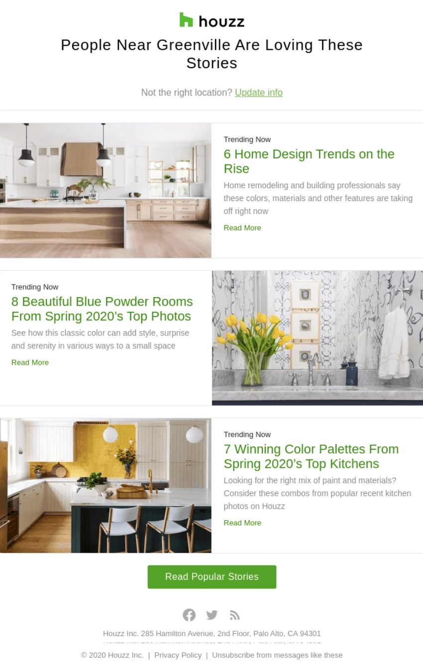 marketing automation use cases for real estate - newsletter