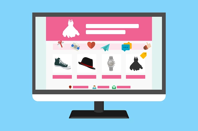 depiction of a website page