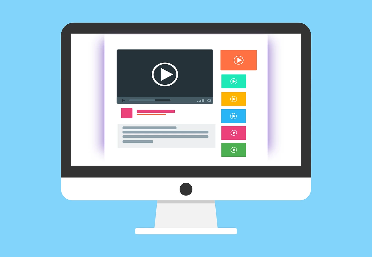 Image depicting online videos