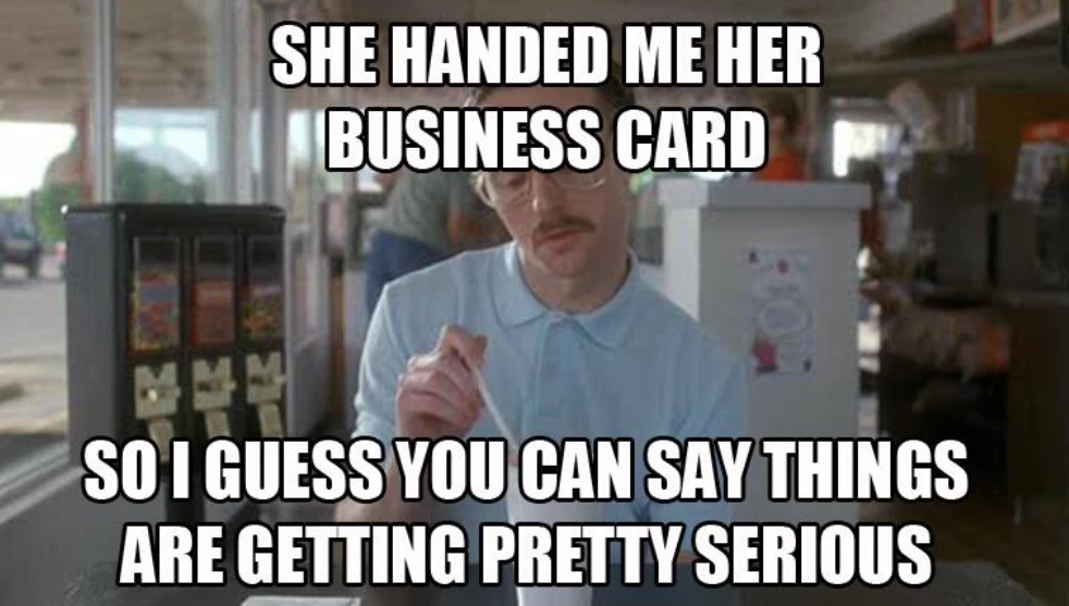 Meme about entrepreneurs dating