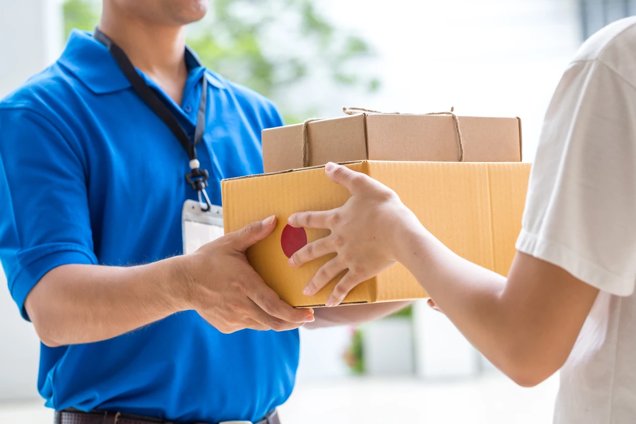 Product delivery representation image