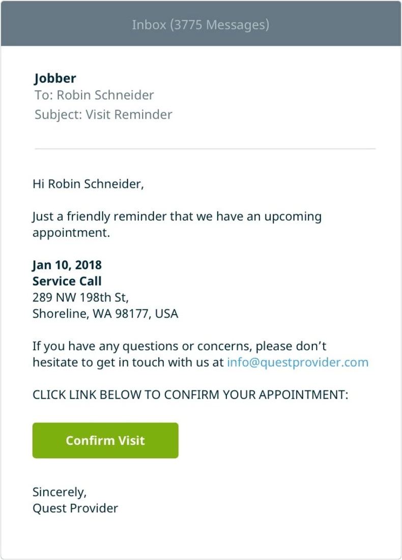 email meeting reminder example