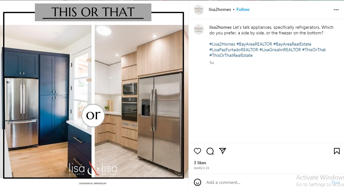Real estate post ideas